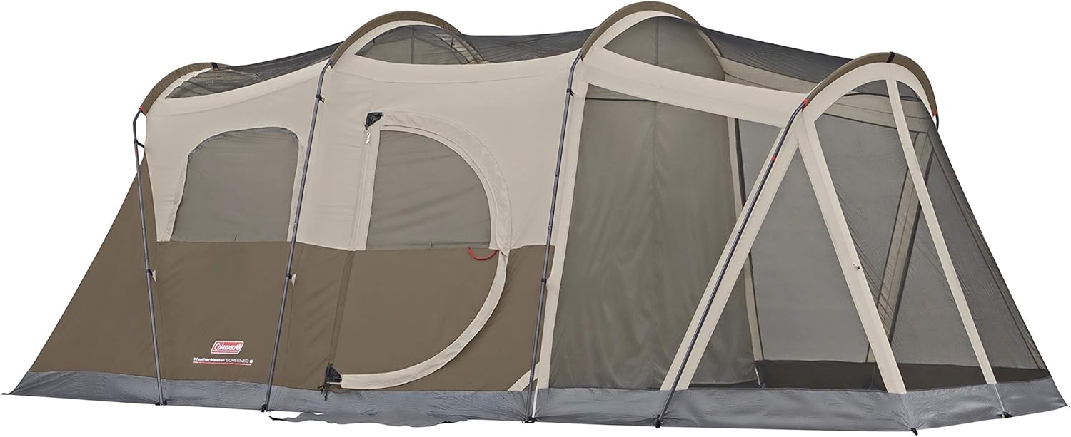 Coleman 6-Person WeatherMaster Tent with Screened Porch, Weatherproof Tent with Screen Room, Rainfly & Carry Bag Included - Image 2
